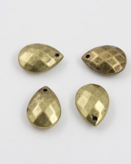 teardrop pendant antique brass