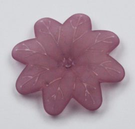 37 mm Acrylic Flower - Sold by the pack, 20 pieces per pack
