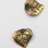 Leaf acrylic plated bead gold NZ