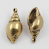 shell pendant antique gold