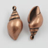 shell pendant antique copper