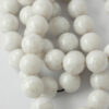 Round resin beads 16mm White