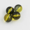 Round Resin Beads 22mm Dark Amber
