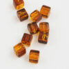 Resin Cube 10x10mm Amber