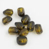 Resin Nugget 12x15mm Dark amber