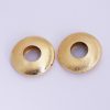 Round disc with centre hole 30mm gold