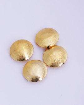 flat disc 20mm gold