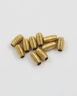 cylinder brass bead