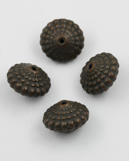 brass bicone bead antique copper