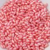 Plastic Rice Beads 3.5mm. Soft Pink