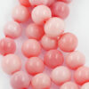 mouth blown 20mm pink opal