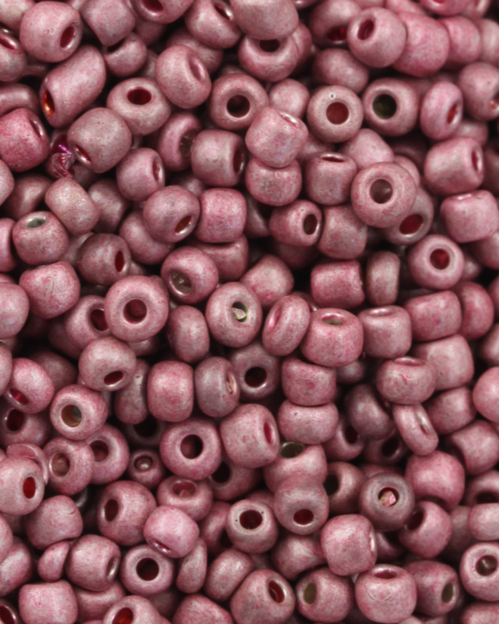 Seed beads matte finish size 8 Pink Coral