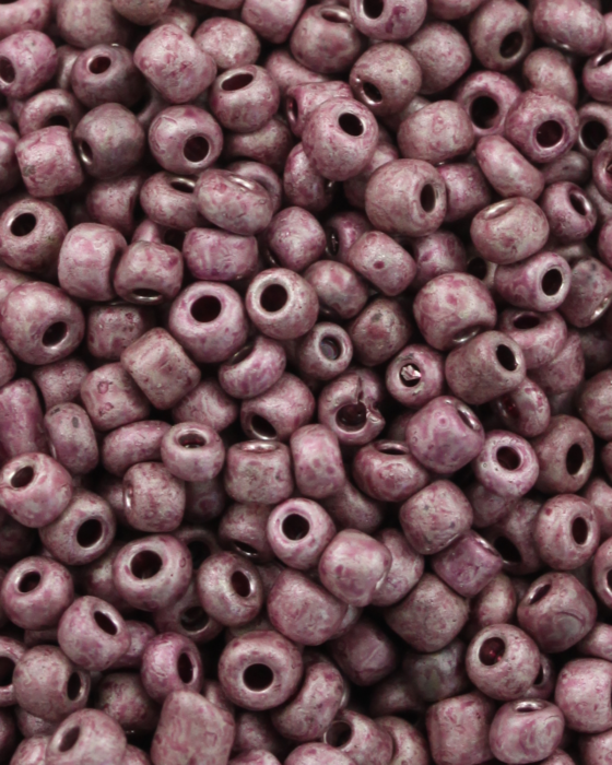Seed beads matte finish size 8 Shell Purple