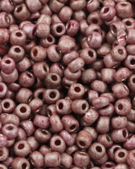 Seed beads matte finish size 8 Light Brick