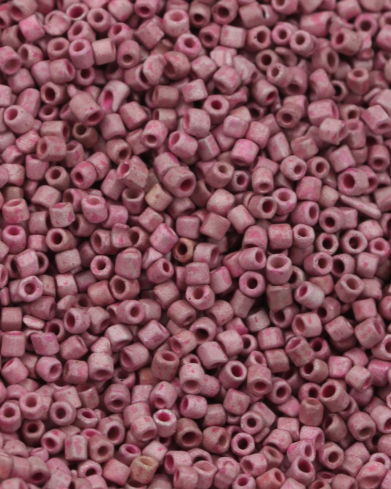 Tube Beads Matte Finish 1.5mm Pink Coral