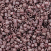 Tube Beads Matte Finish 1.5mm Shell Purple