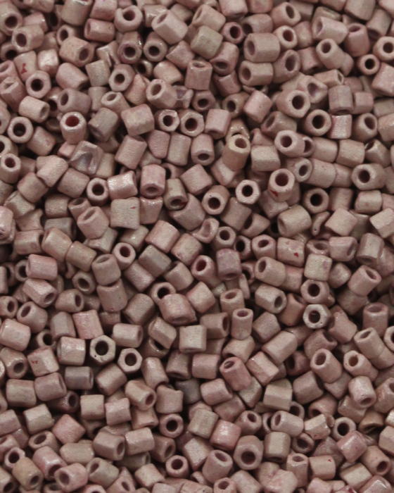 Tube Beads Matte Finish 1.5mm Light Brick