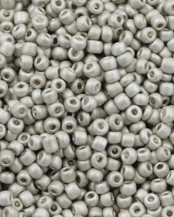 Seed beads matte finish size 11 White Sand