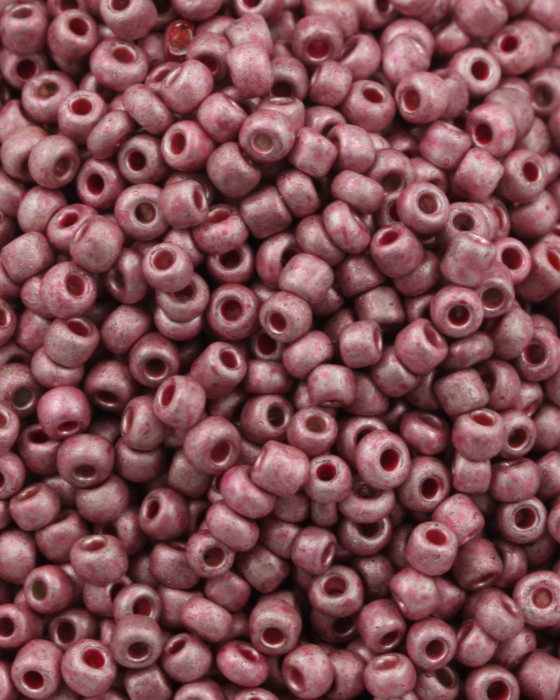 Seed beads matte finish size 11 Pink Coral