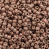 Seed beads matte finish size 11 Light Brick
