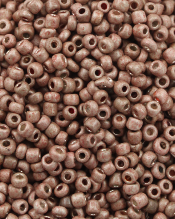 Seed beads matte finish size 11 Light Brick