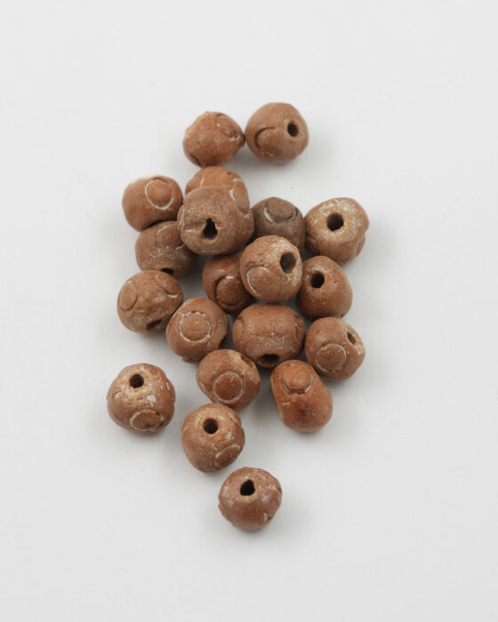 Ceramic Beads 10mm Light Brown