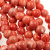 imitation coral shell pearl beads pink & red coral