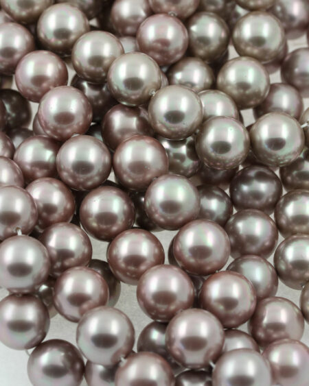 shell pearls beads pearly fawn