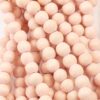 Wooden beads 8mm pastel pink