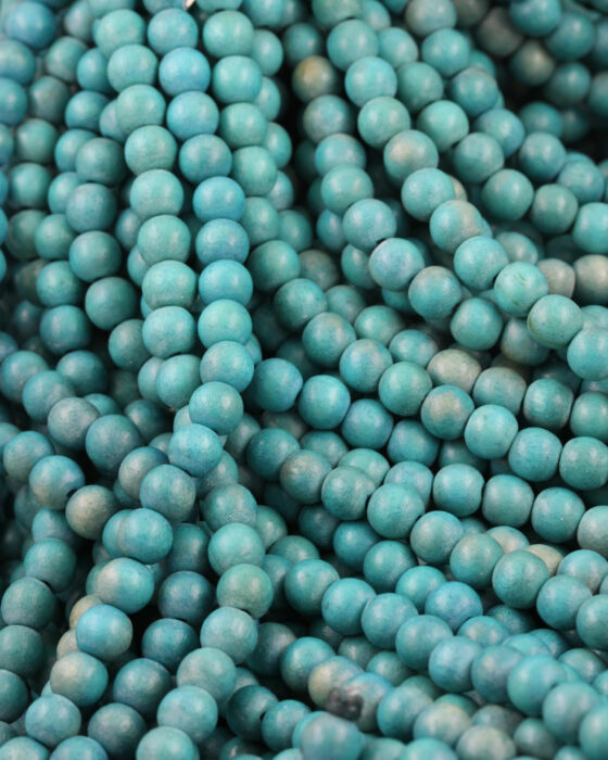 Wooden Beads 8mm Turquoise