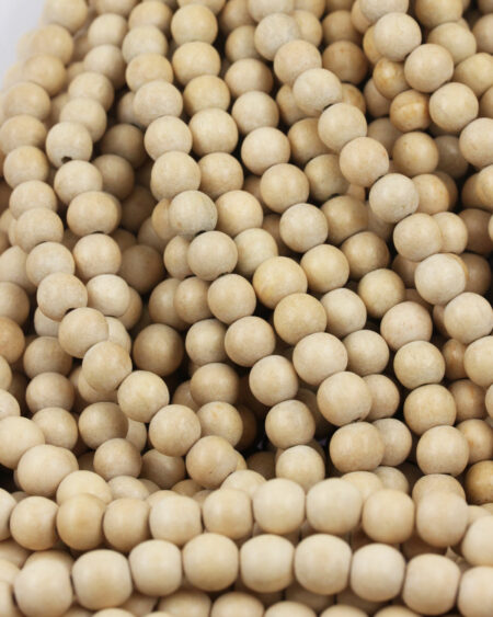 wooden beads 8mm natural