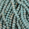 Wooden Beads 8mm Washed Out Blue