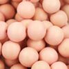 wooden beads 25mm pastel pink