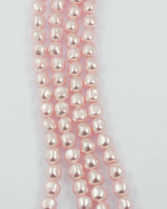 Swarovski baroque pearl 8mm rosaline