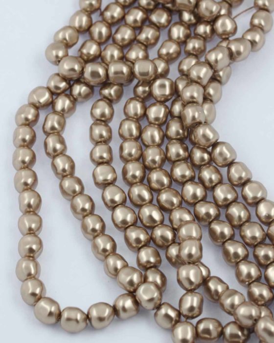 Swarovski baroque pearl 8mm bronze