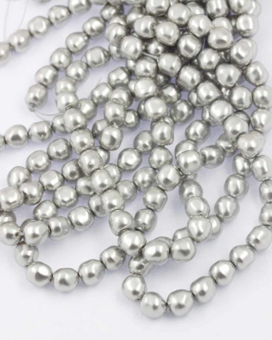 Swarovski baroque pearl 8mm light grey