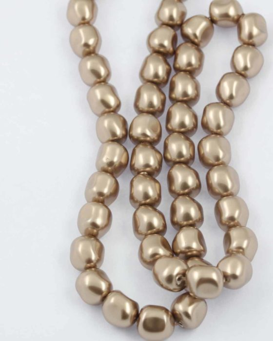 Swarovski baroque pearl 12mm bronze