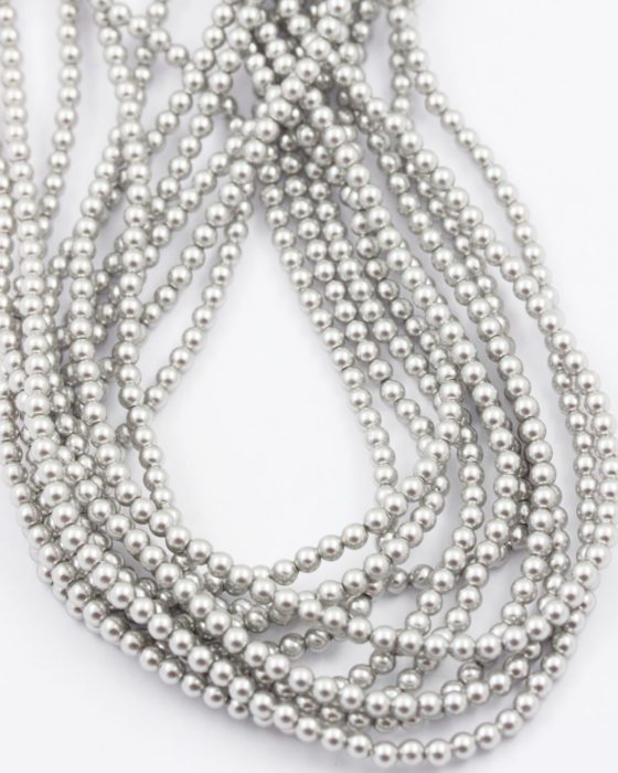swarovski crystal pearl 3mm light grey