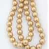 Swarovski pearl 10mm vintage gold