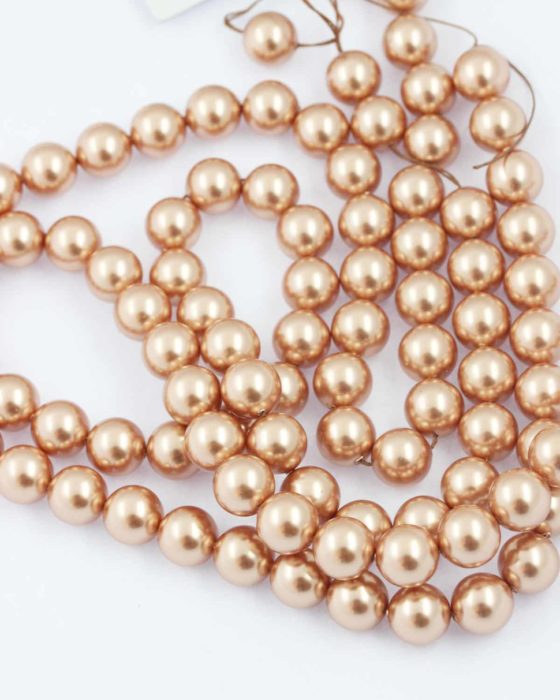 Swarovski pearl 10mm rose gold