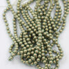 swarovski crystal pearl 4mm iridescent green