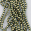 swarovski pearl 6mm iridescent green