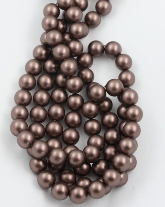 swarovsli crystal pearl 10mm velvet brown 5810