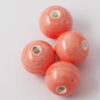 Porcelain round bead 22mm Pink