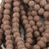 Lava Beads 10mm Brown