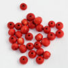 wooden beads 8mm red