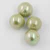 round baroque pearl 22mm light green