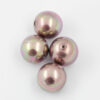 round baroque pearl 22mm mauve iridescent