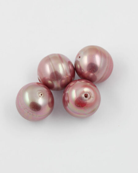 round baroque pearl 22mm bright pink