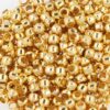 crimp beads 3mm gold
